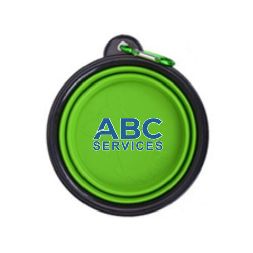 HC - Collapsible Silicone Pet Bowl With Carabiner Thumbnail